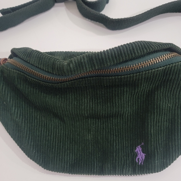 Polo by Ralph Lauren Green Corduroy Belt Bag - Picture 10 of 12